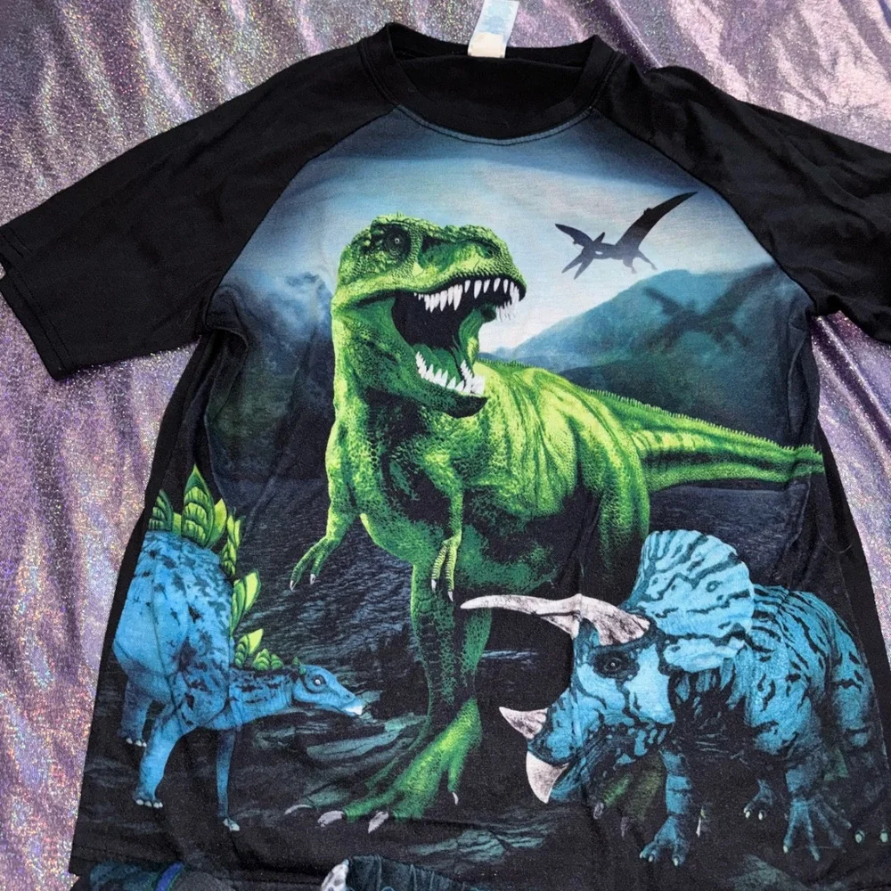 Big Boys Dinosaur Pajamas - Picture 5 of 8